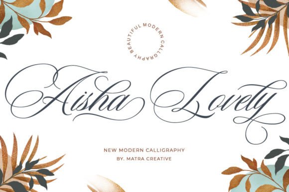 Aisha Lovely: A Script Font for Elegant, Modern Design