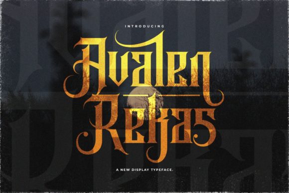 Avalen Rekas: A Blackletter Font for Bold Creators