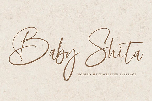 Baby Shita: A Sweet Handwritten Font for Personalized Designs
