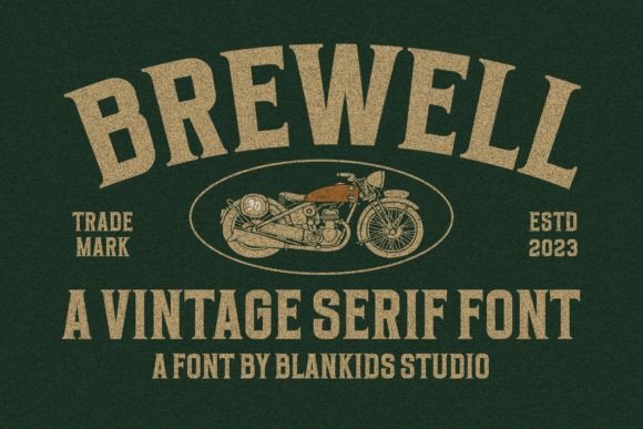 Brewell: A Vintage Serif for Modern Creators