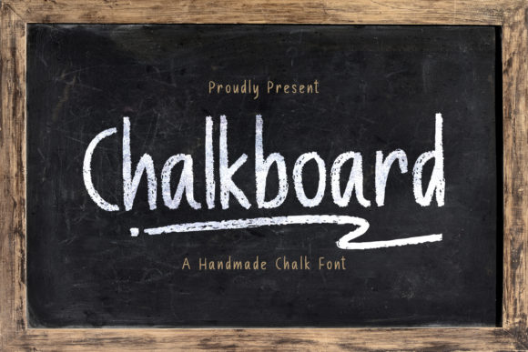 Chalkboard Font: Simple, Balanced Display Typography