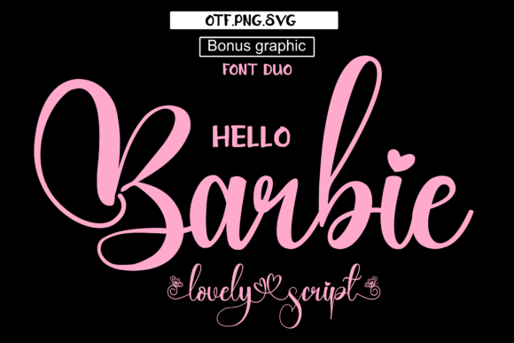 Discover the Elegance of Hello Barbie Font