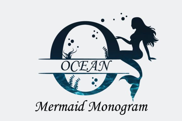 Dive into Elegance: The Allure of Ocean Mermaid Monogram
