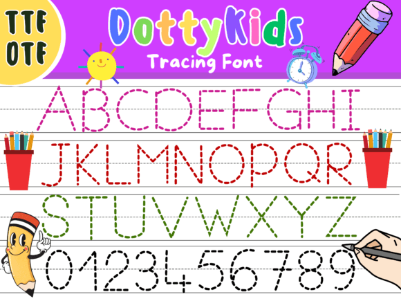 Dotty Kids: A Playful Font for Creative Projects