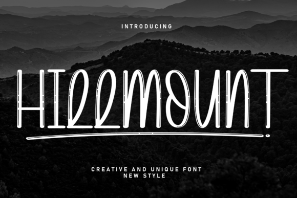 Hillmount: A Friendly Handwritten Font for Creative Projects