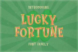 Lucky Fortune Family: A Handmade Font for Vibrant Projects