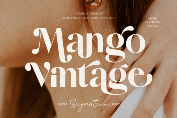 Mango Vintage: A Modern Sans-Serif for Bold, Elegant Design