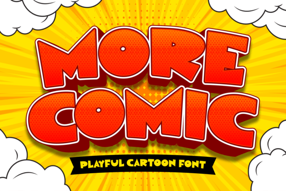 More Comic: A Chunky Typeface That Brings Playful Energy to Any Project