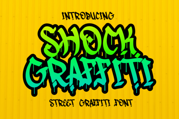 Shock Graffiti: The Display Font That Brings Urban Energy
