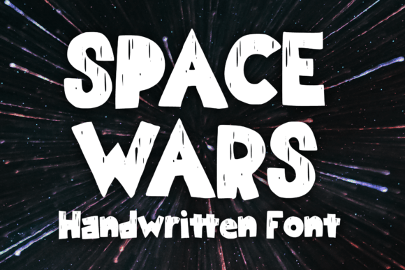 Space Wars: A Grunge Display Font with Stellar Versatility